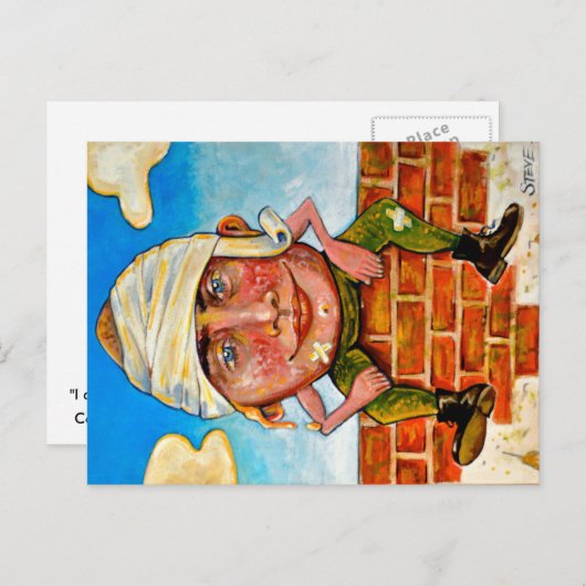 Ik ben het ei-man. briefkaart (Voorkant / Achterkant)