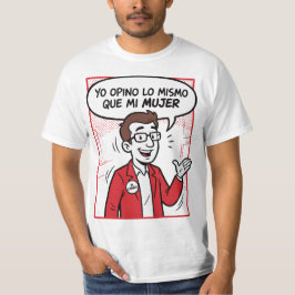 Ik ben het er mee eens t-shirt