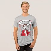 Ik ben het er mee eens Tri-Blend shirt (Voorkant volledig)