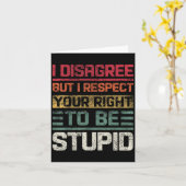 Ik ben het er niet mee eens, maar ik respecteer je kaart (Gele Bloem)