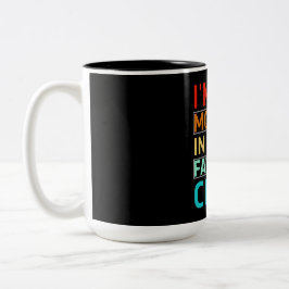 ik ben het favoriete kind van mijn schoonmoeder, G Tweekleurige Koffiemok