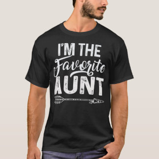Ik ben het favoriete tante Funny Auntie T-shirt me