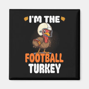 Ik ben het Football Turkije Happy Thanksgiving Tha Magneet
