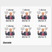 Ik Ben Het Gedaan Sticker (Vel)