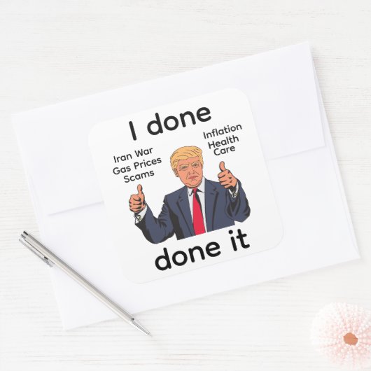 Ik Ben Het Gedaan Sticker (Envelop)