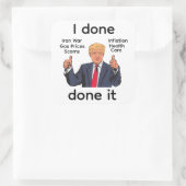 Ik Ben Het Gedaan Sticker (Tas)