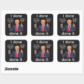 Ik Ben Het Gedaan Sticker (Vel)