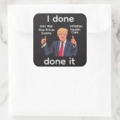 Ik Ben Het Gedaan Sticker (Tas)