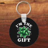 Ik ben het geschenk - Grappige lelijke kersttrui - Sleutelhanger (Voorkant)
