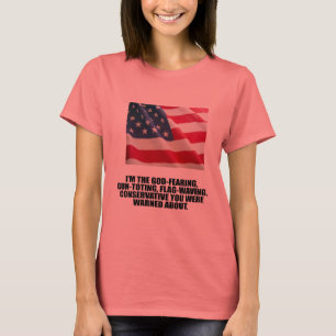 IK BEN HET GOD-FEARING CONSERVATIVE T-SHIRT