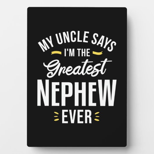 Ik ben het grootste Nephew ooit Fotoplaat (voorkant)