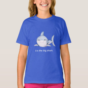 Ik ben het grote haai Kinder T-shirt Leuke Hallo