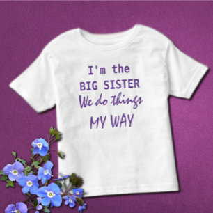 Ik ben het grote zuster Toddler T-shirt