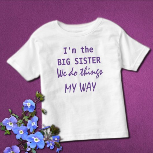 Ik ben het grote zuster Toddler T-shirt