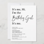 Ik ben het. Hallo. Ik ben het verjaardagsfeest voo Kaart (Voorkant)