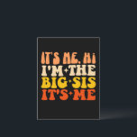 Ik Ben Het Hé, Ik Ben De Grote Zus Het Is Mij Grap Briefkaart<br><div class="desc">Leuk hippe ontwerp met spreuk, ik ben het hoi ik ben de grote zus ik ben het. Leuke bij elkaar passende outfit voor zussen voor verjaardagsfeestje, buiten, familie vakantie, uitstapjes. Geweldig hip shirt voor de oudste zus, beste vriendin, collega vriendin. Dit kledingstuk is het perfecte cadeau voor moeder, zus, dochter,...</div>