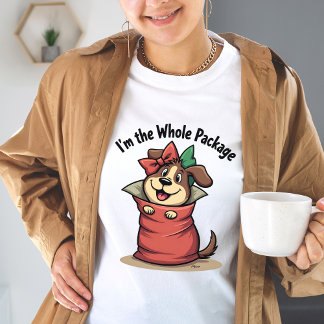 Ik ben het hele pakket – Grappige in cadeaupapier Tri-Blend Shirt