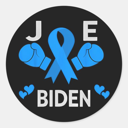 Ik ben het helemaal eens met Joe Biden 2 Ronde Sticker (Voorkant)