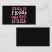 Ik ben het Hoi Ik ben de Cool Mam Het is Mij Moede Visitekaartje (Voorkant / Achterkant)