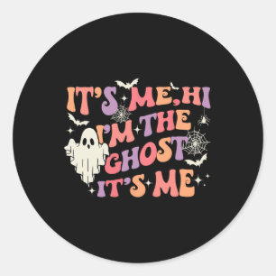 Ik ben het Hoi Ik ben de geest Ik ben blij Hallowe Ronde Sticker