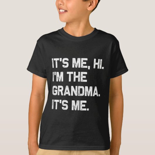 Ik ben het, Hoi ik ben de oma Ik ben het Shirt Fun (Voorkant)