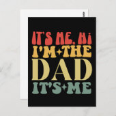 Ik ben het Hoi Ik ben de vader Het is mij Grappig  Briefkaart (Voorkant / Achterkant)