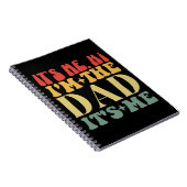 Ik ben het Hoi Ik ben de vader Het is mij Grappig Notitieboek (Rechterzijde)