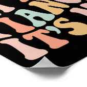 Ik ben het Hoi Ik ben de verloofde Haar Ik Leuke V Poster (Hoek)