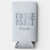 Ik ben het Hoi Ik ben het Feest Zijn Me Cool Geper Seltzer Blikjeskoeler (Voorkant)