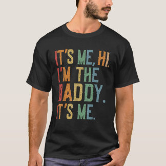 Ik ben het, ik ben de papa, ik ben de retro papa f t-shirt