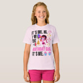 Ik ben het, ik ben het verjaardagsmeisje, ik ben h t-shirt (Voorkant volledig)