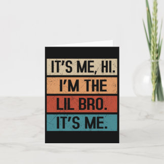 Ik ben het in de Lil Brother, zijn ik Vaders Dag v Kaart