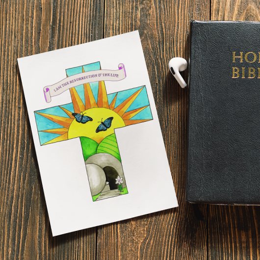 Ik ben het Inspirerend Briefkaart van het Wederopb