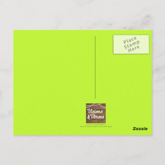 Ik ben het Inspirerend Briefkaart van het Wederopb (Achterkant)