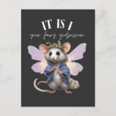 Ik ben het jouw feeërieke godpossum briefkaart (Voorkant)
