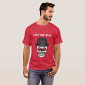 Ik ben het Juan Tshirt met Derby Pet Skull (Voorkant volledig)
