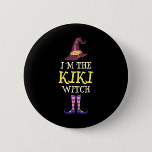 Ik ben het Kiki Witch Kostuum Halloween Funny Witc Ronde Button 5,7 Cm