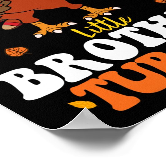 Ik ben het kleine broertje Turkije Funny Brother B Poster (Hoek)