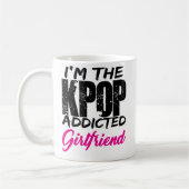 Ik ben het KPOP Addicted Vriendin - Eenvoudig ontw Koffiemok (Links)
