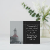 Ik ben het Licht... Briefkaart (Staand voorkant)