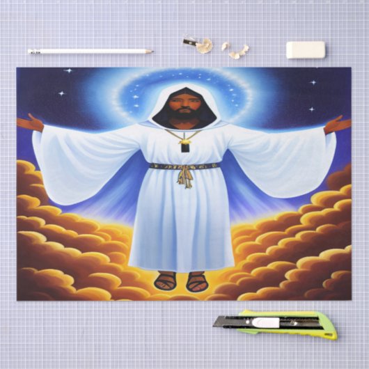 Ik ben het licht Christelijke tissuepapier (Craft)