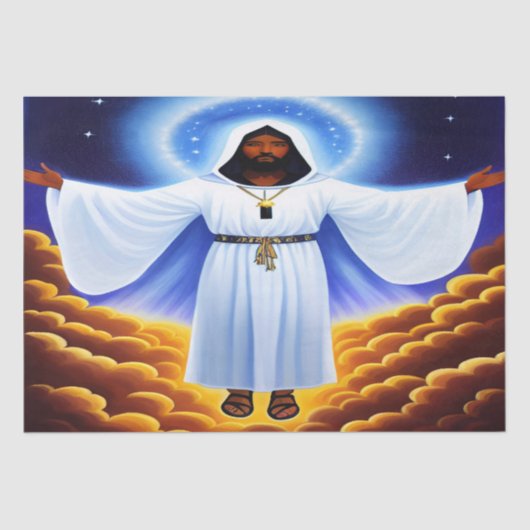 Ik ben het licht Christelijke tissuepapier (Voorkant)