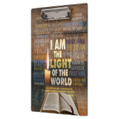 Ik ben het Licht van de Wereld - John 8:12 Klembord (Links)