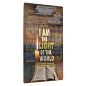 Ik ben het Licht van de Wereld - John 8:12 Klembord (Rechts)