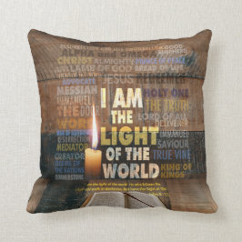 Ik ben het Licht van de Wereld - John 8:12 Kussen
