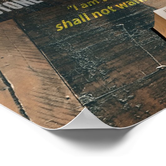 Ik ben het Licht van de Wereld - John 8:12 Poster (Hoek)