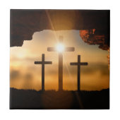 Ik ben het Licht van de Wereld Keramische Tile Tegeltje (Voorkant)