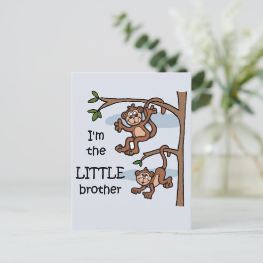 Ik ben het Little Brother briefkaart (Staand voorkant)