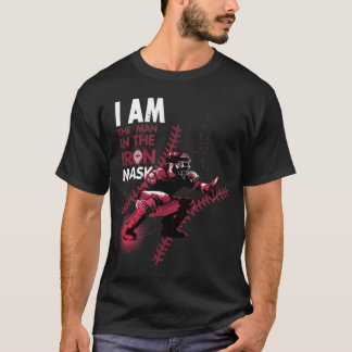 Ik ben het Man in de IJzeren Masker Baseball Catch T-shirt