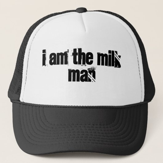 Ik ben het Man Melk Trucker Pet (Voorkant)